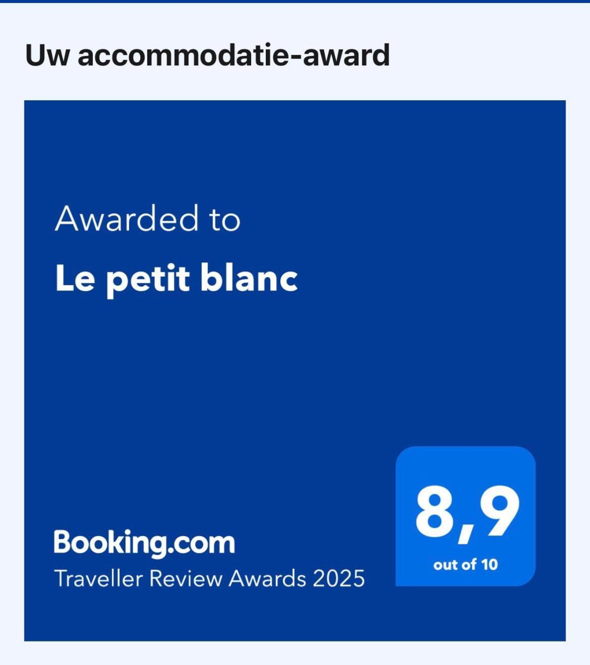 Le Petit Blanc Villa De Haan Bagian luar foto